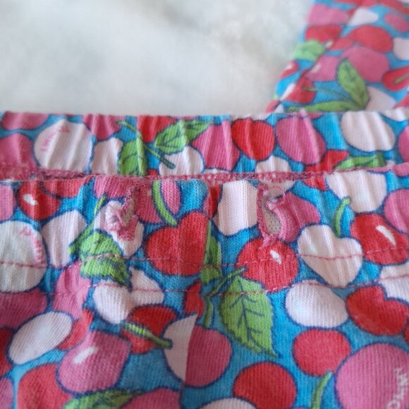 Tommy Hilfiger Cherries Fruit Lounge Pajama Capri Womens XL Elastic Waist Cotton - Picture 6 of 12